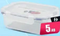 Kitchenmark علبة حفظ طعام مستطيلة