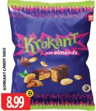 Krokant Candy with almonds