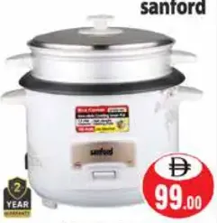 sanford Rice Cooker Sf2501Rc-1.8L Bs