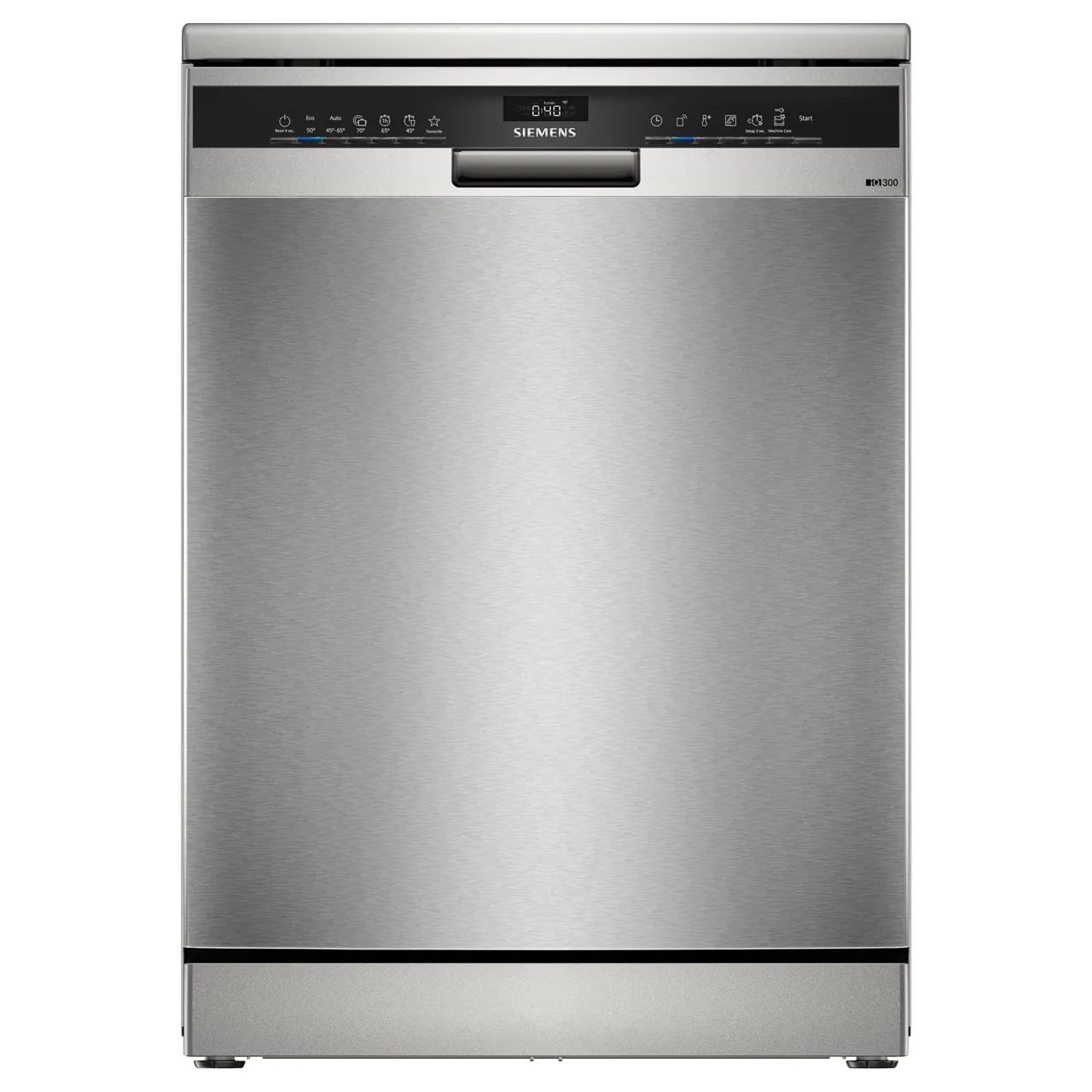 Siemens غسالة أطباق قائمة بذاتها 14 طقم iQ300، SN23HI25MM، مقاس 60 cm، مقاومة لبصمات الأصابع، أسود مصقول