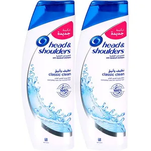 H&S Head&Shoulders ضد القشرة كلاسيك كلين 400ml x 2pcs