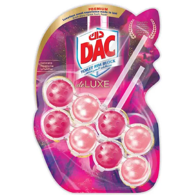 Dac Deluxe Delicate Magnolia Toilet Rim Block