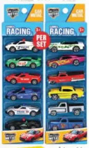 Diecast Metal Car Set