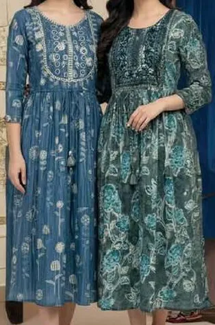 Women’s Flare Long Kurti