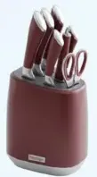 Prestige Carbon Steel Knife Block Set Asstd