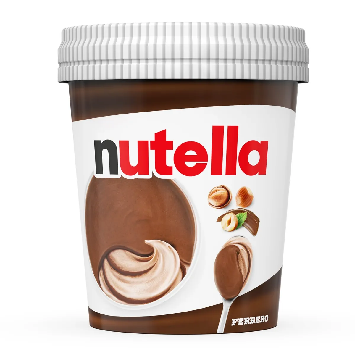 آيس كريم شوكولاتة بالبندق Nutella