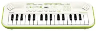 Casio لوحة مفاتيح صغيرة بـ 32 مفتاحا، 100 نغمة، 50 إيقاعا، بيضاء، -50H2