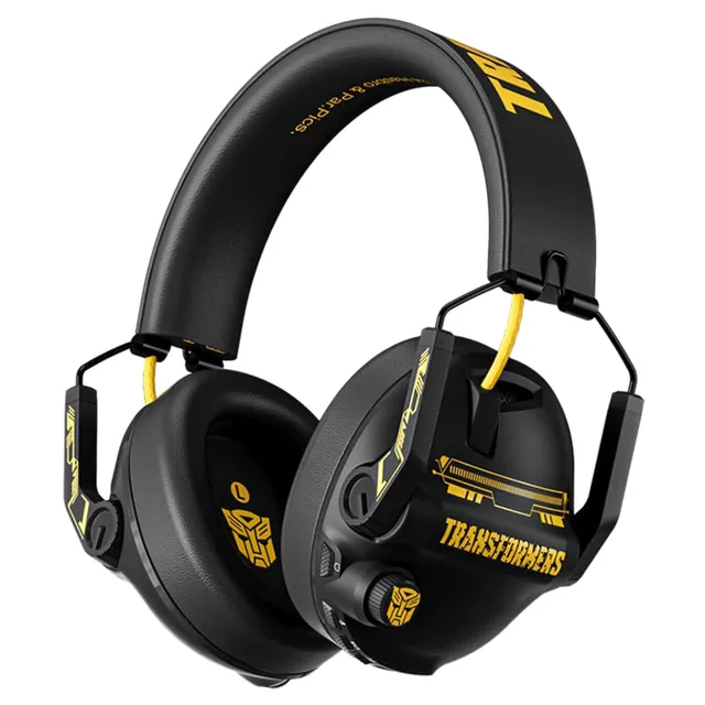 Carrefour Transformers Truly Wireless Bluetooth Over-Ear Headset TFG03, Black
