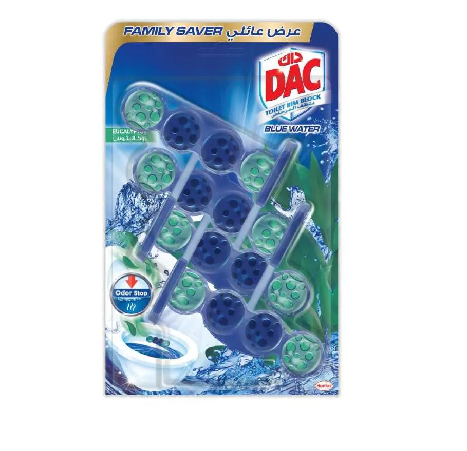 Dac مكعب المرحاض بالأوكالبتوس 4Packs