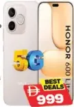 Honor هاتف 600 Lite يدعم 5G بذاكرة 8Gb وتخزين 256Gb