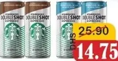 Starbucks Doubleshot Assorted Flavours