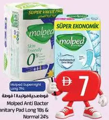 Molped Anti Bacter Sanitary Pad Long/Normal