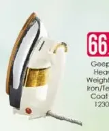 Geepas Heavy Weight Dry Iron/Teflon Coat Go 123011