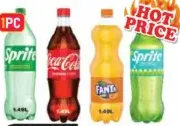 Coca Cola Zero / Sprite / Sprite Lemon Mint / Fanta