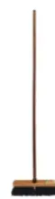 Soft Bristle Broom with Painted Wooden Handle