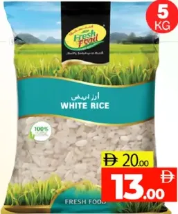 Fresh Food White Rice