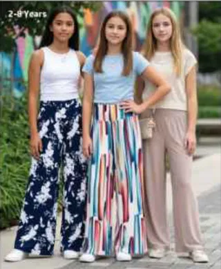 Girls' Plazo Pant asstd.