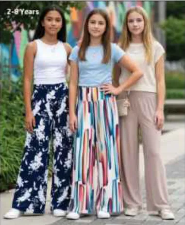 Girls' Plazo Pant Assorted