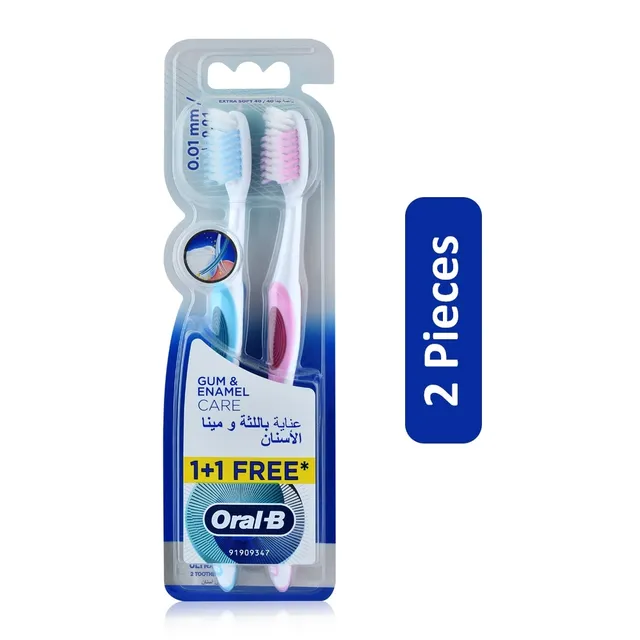 Oral-B Gum & Enamel Care Toothbrush Extra Soft - 2 Pcs
