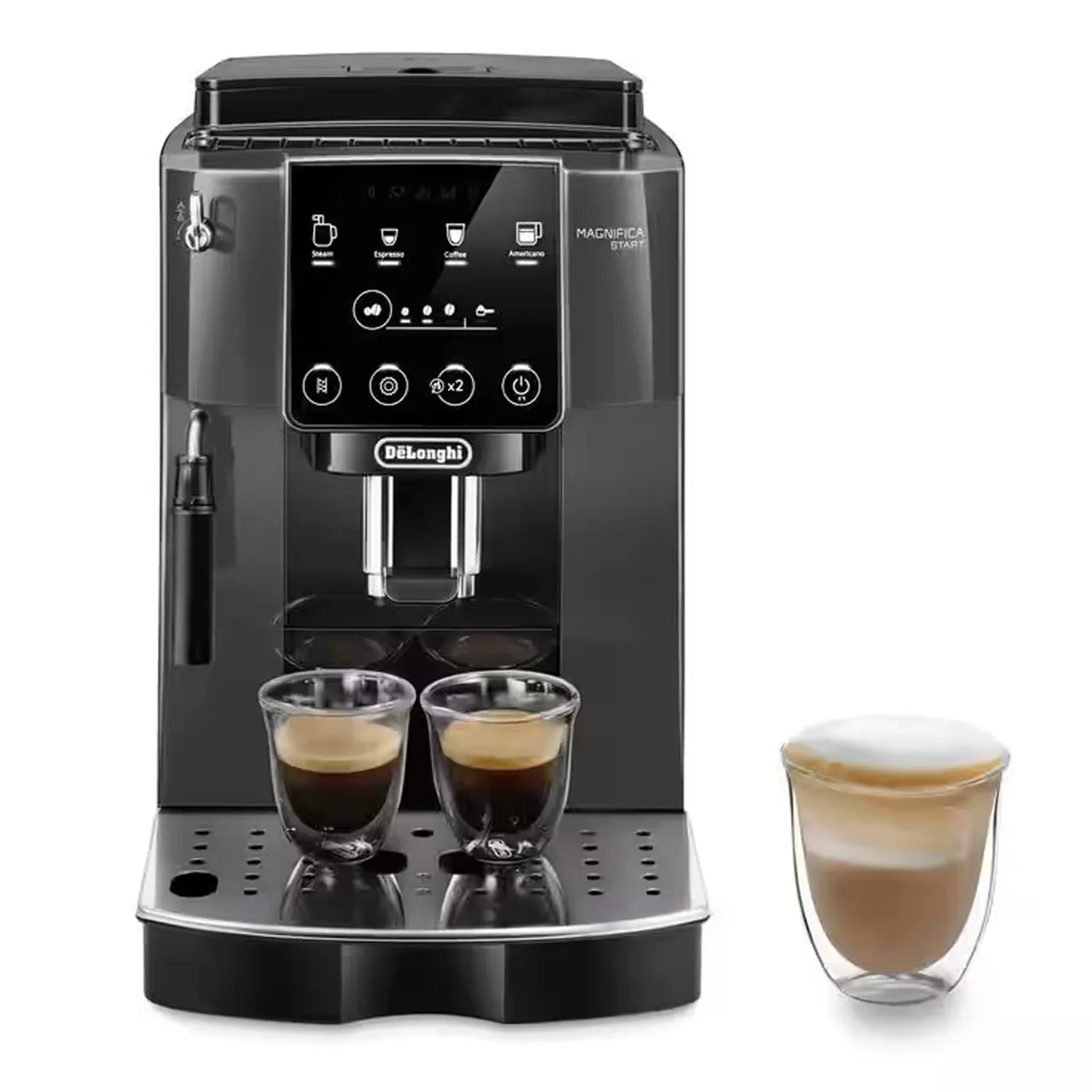 Delonghi ماكينة قهوة Magnifica Start، رمادي/أسود، ECAM220.22.GB