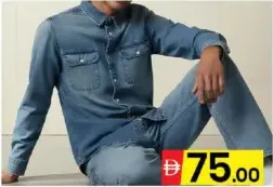 Men’s Fashion Denim Shirt