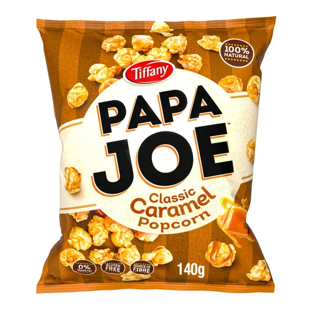 Tiffany Papa Joe Classic Caramel Popcorn