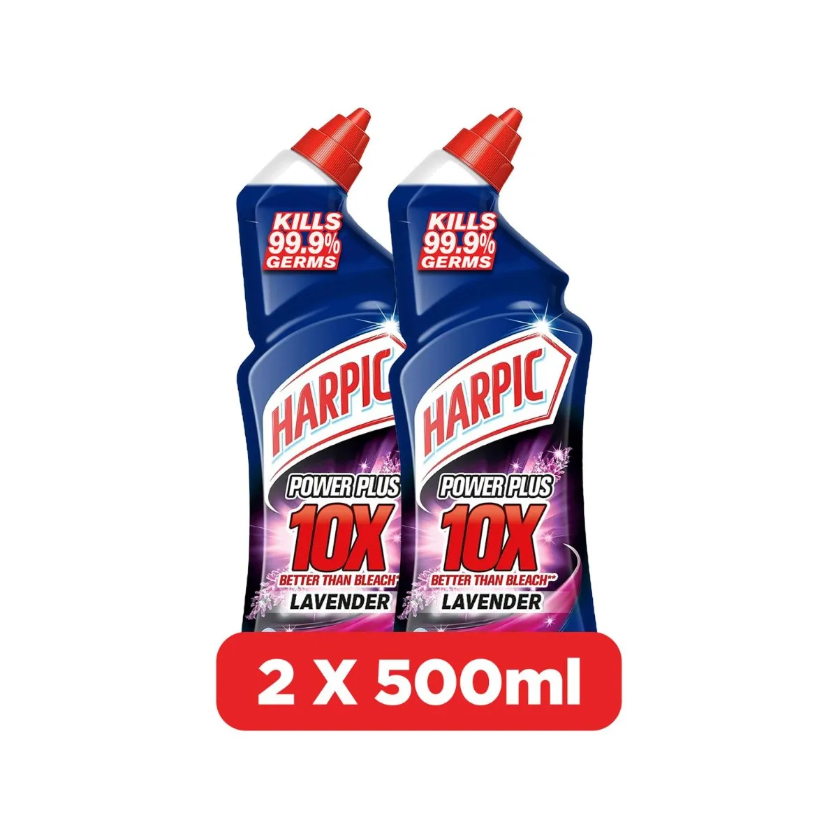 Harpic Power Plus 10X باللافندر 500mlx2Pcs