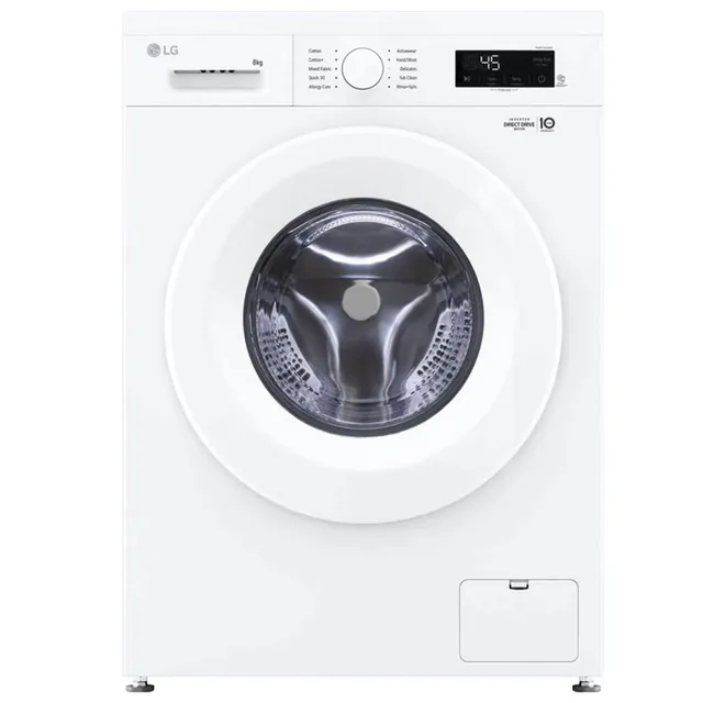 LG Front Loading Washing Machine F2Y1TYP3W White