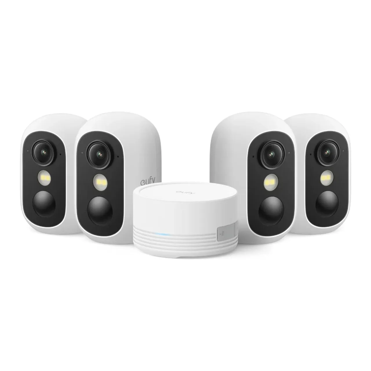 طقم كاميرات أمنية EufyCam C35 4 مع التعرف على الوجه، IP67