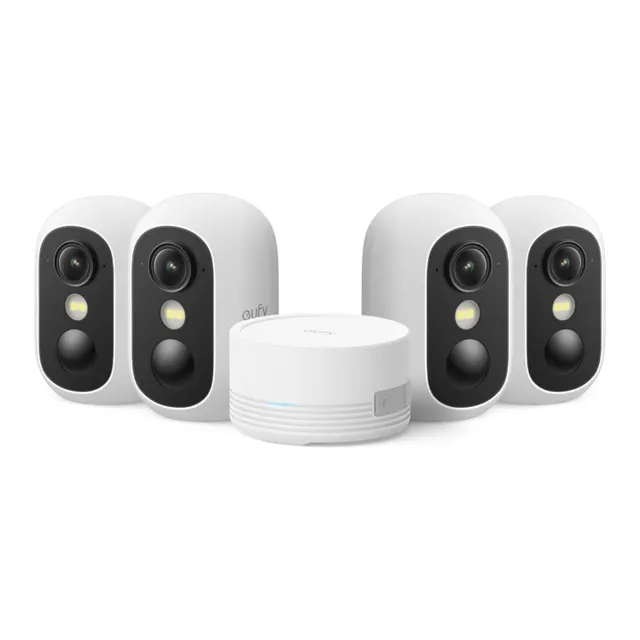 EufyCam C35 4-Security Camera Kit with Face Recognition, IP67