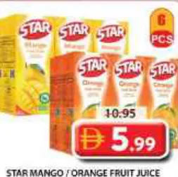 Star Fruit Juice Mango/Orange