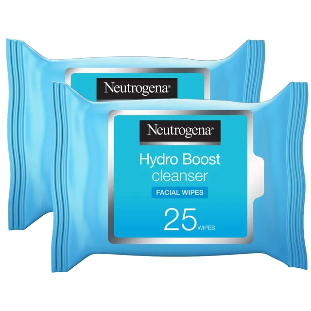 Neutrogena Johnson Johnson Ng Hydro Boost Cleansing Wipes - 2 x 25's