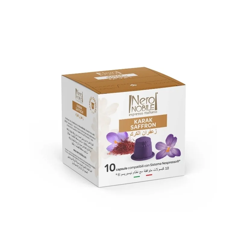 Nero Nobile كبسولات كرك بالزعفران Nespresso - 10 pcs