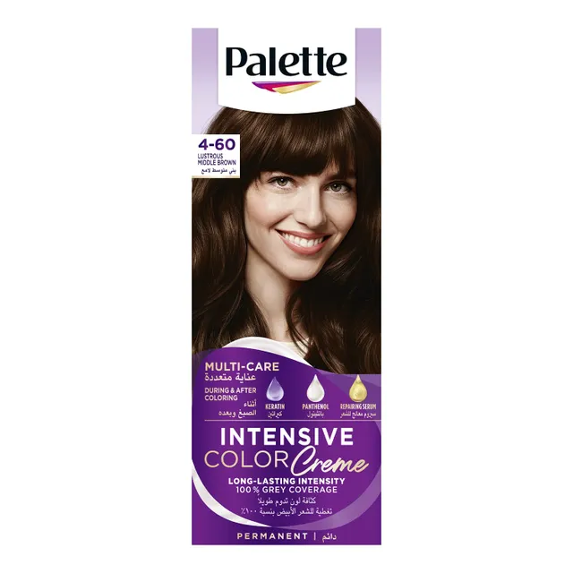 Palette Intensive Color Creme 4-60 Lustrous Middle Brown 1 pkt