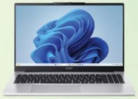 Acer Aspire Lite 15 AL15-44P بمعالج AMD Ryzen 5 7430U، وذاكرة RAM سعة 16GB، وSSD سعة 512GB، وشاشة FHD IPS مقاس 15.6" بحواف نحيفة، ونظام Windows 11 Home