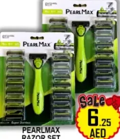 Pearlmax طقم شفرات حلاقة