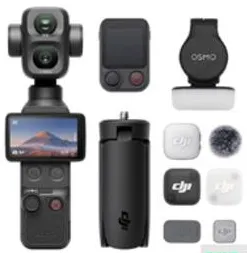 DJI كاميرا دي جي آي مع مجموعة مستلزمات
