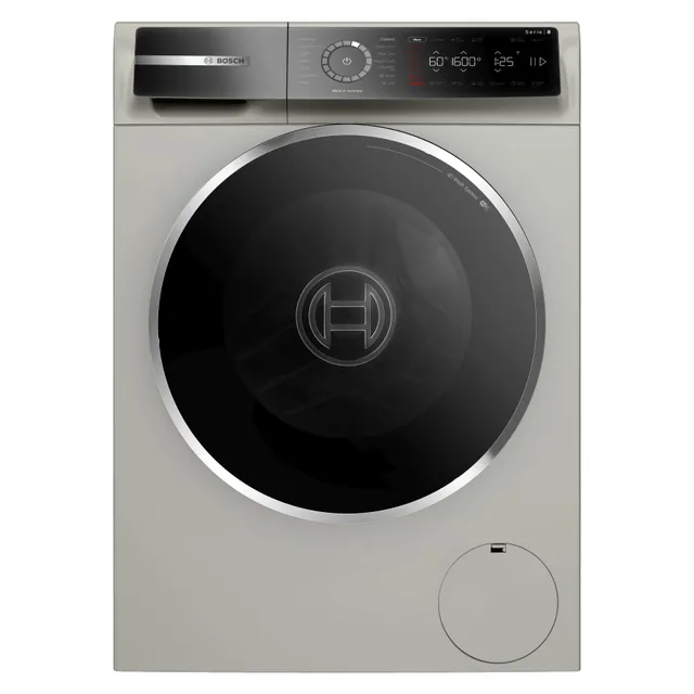 Bosch Series 8 Front Loading Washing Machine WGB2560XGC Silver Inox