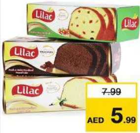 Lilac Pre Sliced Pound Cake Assorted