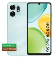 Honor X6d 5G, Ram 4 GB, Rom 128 GB