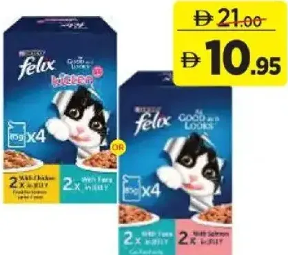 Felix Cat Food Packet