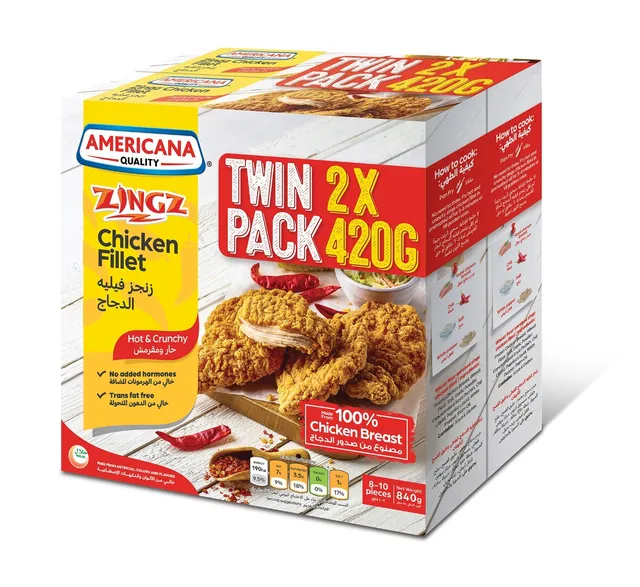 Americana Zingz Chicken Fillet (Twin Pack)