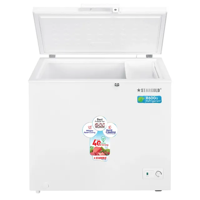 stargold Chest Freezer Large Capacity, Energy-Efficient, Durable Design, SG-HCF
