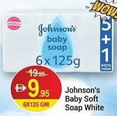 Johnson's Baby Soap Regular White