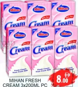Mihan كريمة طازجة