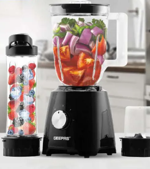 Geepas 3-in-1 Super Blender GSB44033, 400 W