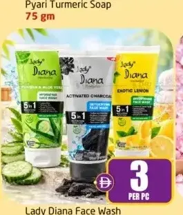 Lady Diana Face Wash Asstd