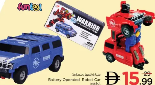 funtool Battery Operated Robot Car Assorted