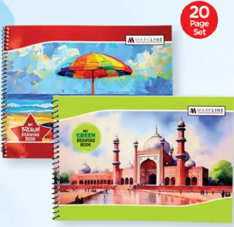 Markline Drawing Book B4 Assorted