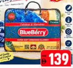 BlueBerry Blanket 2 Ply